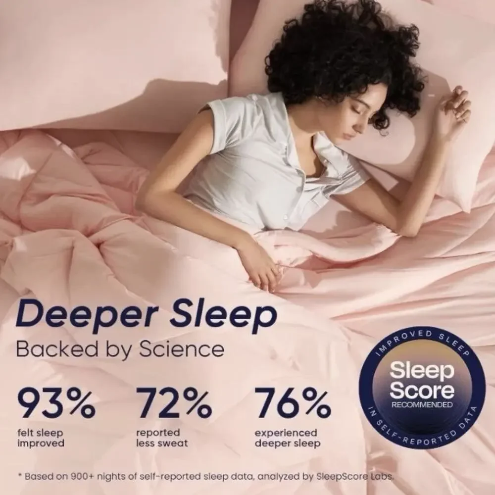 💲SALE💲Dream Valley Outlast Deep Sleep Cooling Blanket 90”x90”Queen Pink - NEW🔥